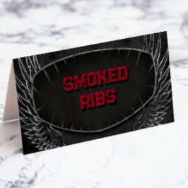 Rock and Roll - Food Label Kaart