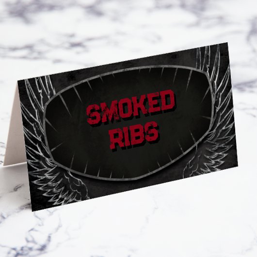 Rock and Roll - Food Label Kaart