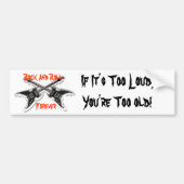 Rock and Roll Forever Bumpersticker (Voorkant)