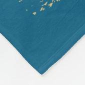 Rock And Roll Funny Cat Playing Drum For Men Women Fleece Deken (Hoek)