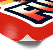 Rock and Roll Fur-Ever Golden Retriever Dog Perfect Poster (Hoek)