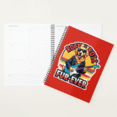 Rock and Roll Fur-Ever Golden Retriever Dog Planner (Display)