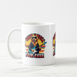 Rock and Roll Fur-Ever Golden Retriever Hond Koffiemok