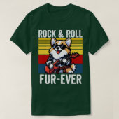 Rock and Roll Fur Ever T-shirt (Design voorkant)