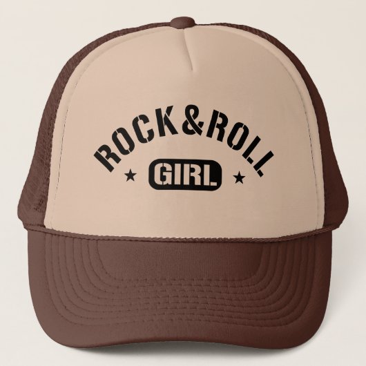 Rock and Roll Girl Trucker Pet (Voorkant)