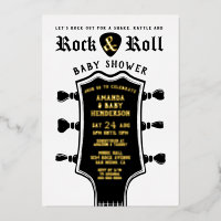 Rock and Roll Gitaar Baby Shower
