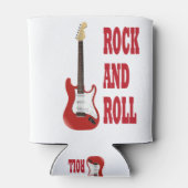 rock and roll guitarra electrica roja blikjeskoeler (Achterkant)