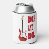 rock and roll guitarra electrica roja blikjeskoeler (Blikje Achterkant)