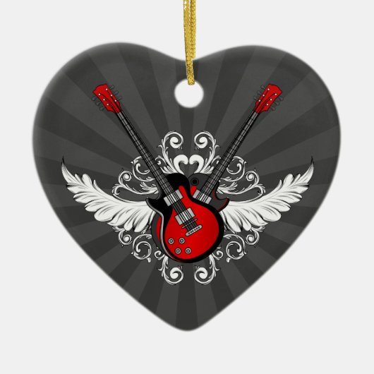 Rock and Roll Guitars ornament (Voorkant)