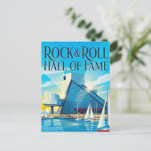 Rock and Roll Hall Briefkaart (Staand voorkant)