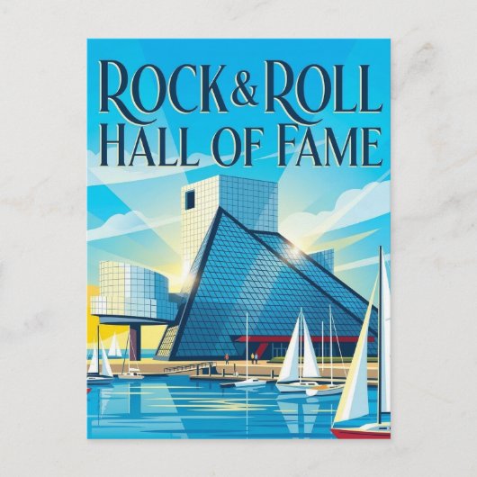 Rock and Roll Hall Briefkaart (Voorkant)