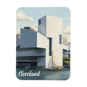 Rock and Roll Hall of Fame in Cleveland Ohio Magneet