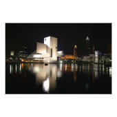 Rock and Roll Hall of Fame & Museum, Cleveland OH Foto Afdruk (Voorkant)