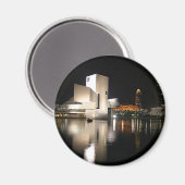 Rock and Roll Hall of Fame & Museum, Cleveland OH Magneet (Voorkant / Achterkant)