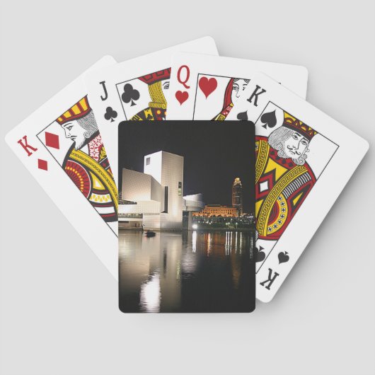 Rock and Roll Hall of Fame & Museum, Cleveland OH Pokerkaarten (Achterkant)