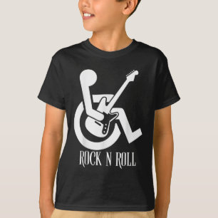 Rock and Roll Handicap Parking Grappig Akoestisch T-shirt