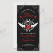 Rock and Roll huwelijksprogramma (Voorkant)