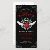 Rock and Roll huwelijksprogramma (Voorkant / Achterkant)