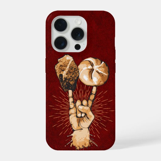 Rock and Roll iPhone Hoesje (Achterkant)