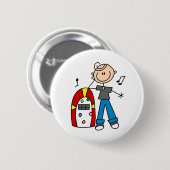 Rock and Roll Juke Box Button (Voorkant /achterkant)