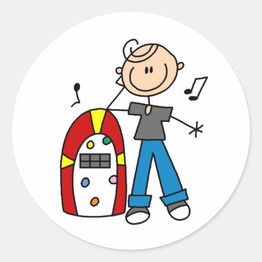 Rock and Roll Juke Box Sticker (Voorkant)