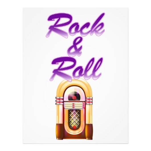 Rock and Roll Jukebox Foto Afdruk (Voorkant)