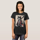 Rock and Roll Kat T-shirt (Voorkant volledig)