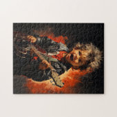 Rock and roll kind legpuzzel (Horizontaal)