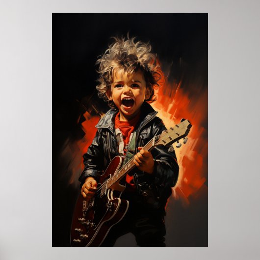 Rock and roll kind poster (Voorkant)