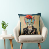 Rock and Roll Kitty Worpillow  Kussen (Stoel)