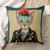 Rock and Roll Kitty Worpillow  Kussen (Deken)