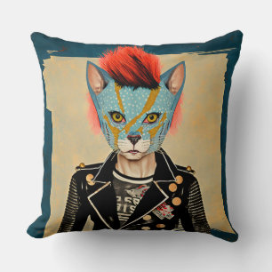 Rock and Roll Kitty Worpillow Kussen