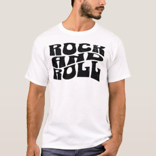 Rock and Roll logo ontwerp T-shirt
