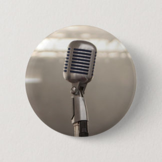 Rock And Roll Microphone Ronde Button 5,7 Cm