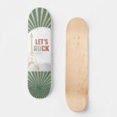 Rock and Roll Modern Persoonlijk Skateboard (Voorkant)