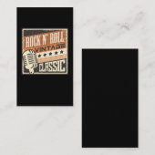 Rock and Roll Music 1950s Rockabilly US Visitekaartje (Voorkant / Achterkant)