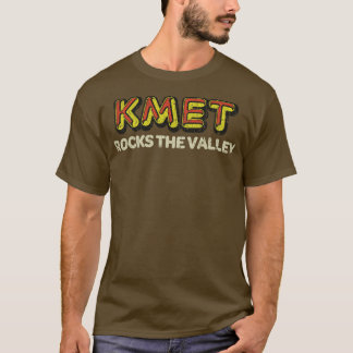 Rock And Roll Music KMET Rocks The Valley 1974 T-shirt