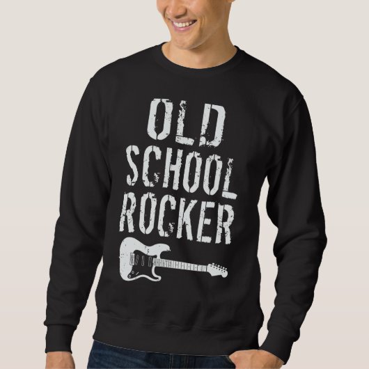 Rock and Roll Old School Rocker Trui (Voorkant)