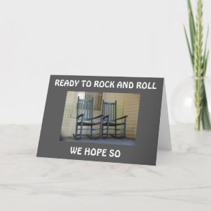 ROCK AND ROLL OP UW VERJAARDAG "GROEP KAART" KAART