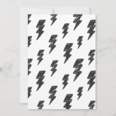 Rock and Roll Party Born Two Rock 2nd Birthday Kaart (Achterkant)