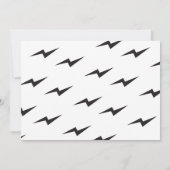 Rock and Roll Party Geboren Twee Rock Verjaardag F Kaart (Achterkant)