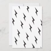 Rock and Roll Party Geboren Twee Rock Verjaardag Kaart (Achterkant)