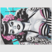 Rock and Roll Pin-up Tissuepapier (Voorkant)