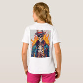 Rock and Roll Rebellion - Skull and Crossbones, Ve T-shirt (Achterkant volledig)