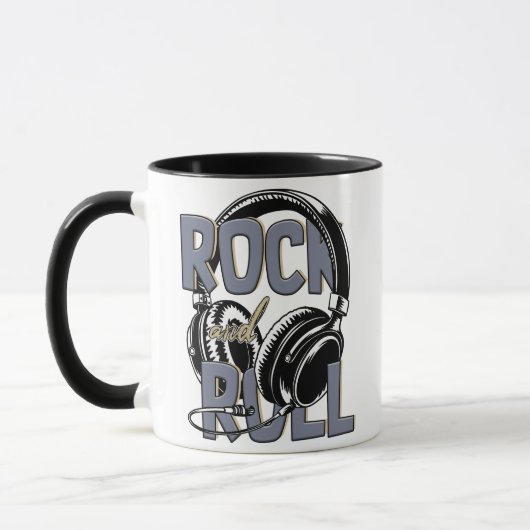 Rock And Roll Retro Muziek Mok (Links)