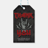 Rock and Roll - Rock thema Cadeaulabel (Voorkant)