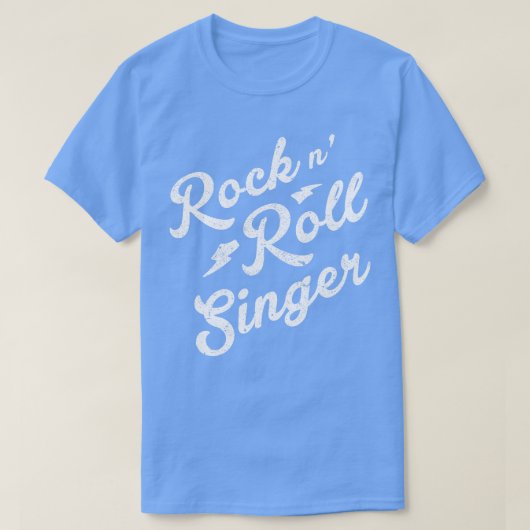 Rock and Roll Singer T-shirt (Design voorkant)