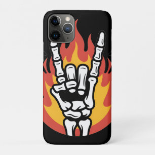 Rock and Roll Skelet Hand: Classic Rock On Gebaar Case-Mate iPhone Case