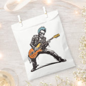 Rock and Roll Skeletons Verjaardagsfeest Bedankzakje (Geknipt)