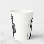 Rock and Roll Skeletons Verjaardagsfeest Papieren Bekers (Rechts)